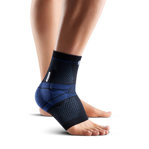 Bauerfeind - MalleoTrain - Ankle Support Brace - Helps Stabilize the Ankle Muscles and Joints For Injury Healing and Pain Relief - Left Foot - Size 1