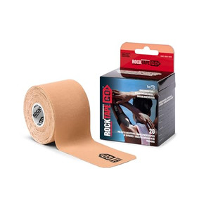 RockTape Go Gentle Adhesive Pre-Cut Kinesiology Tape (Beige)