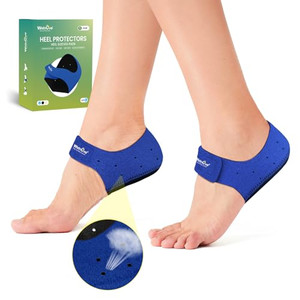 Plantar Fasciitis Protector for Shoes - Welnove Heel Cups for Pain Relief, Inserts & Pads for Achilles Tendonitis, Support Cushion for Women & Men (W
