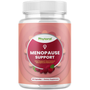 Phytoral Complete Herbal Menopause Supplement for Women - Female Hormone Balance Capsules for Night Sweats Hot Flashes & Mood Swings with Dong Quai,