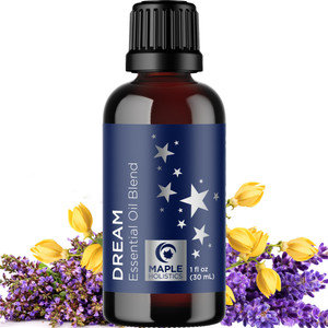 Sleep Essential Oil Blend for Diffuser - Dream Essential Oils for Diffusers Aromatherapy and Relaxation with Clary Sage Ylang-Ylang Roman Chamomile a