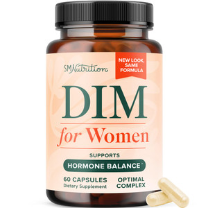 DIM Supplement for Women 250 mg | Estrogen & Hormone Balance | Menopause, Hot Flashes & Night Sweats Support | DIM Complex Estrogen Supplement for Wo