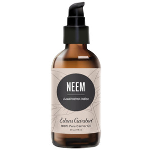 Edens Garden Neem Carrier Oil- 100% Pure Premium Cold Pressed & Hexane Free, Natural Moisturizer For Face, Skin, Healthy Hair, Scalp & Nail Care- For