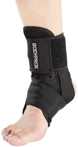 Bodyprox Ankle Brace for Women and Men, Lace Up Ankle Support Brace Stabilizer For Sprained Ankle (Medium)