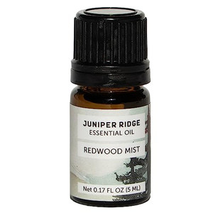 Juniper Ridge Redwood Mist Essential Oil - Refreshing Fragrance with Redwood Needles, Fir, & Bay Laurel Notes - 5ml - Packaging May Vary