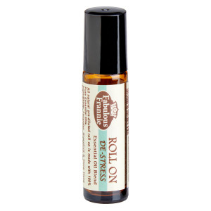 Fabulous Frannie De-Stress Essential Oil Blend Roll-On Grapefruit, Lavender, Ylang Ylang Pure Essential Oils and Coconut Oil 10ml