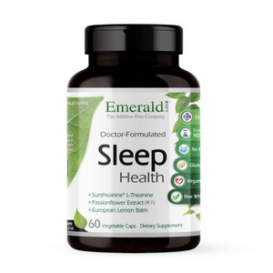 Emerald Labs Sleep Health - Sleep Support Supplement with Suntheanine L-Theanine, Melatonin, European Lemon Balm & Passionflower - Gluten Free, Vegan