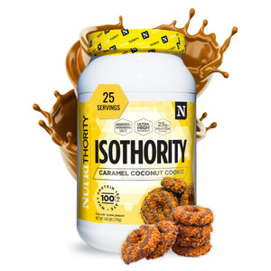 Nutrithority - Isothority Isolated Whey Protein Powder with Ultra-Absorbable Protein and BCAAs to Build Muscle and Accelerate Recovery, Keto Friendly