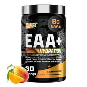 Nutrex Research EAA Hydration | EAAs + BCAA Powder | Muscle Recovery, Strength, Muscle Building, Endurance | 8G Essential Amino Acids + Electrolytes
