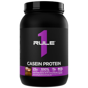 Rule 1 Casein Protein - 25g Protein and 11g EAAs Per Serving from Slow-Release Micellar Casein for Overnight Recovery and Sustained Delivery Between