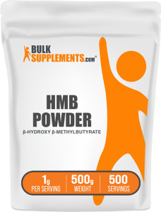 BulkSupplements.com HMB Powder - as Calcium HMB, Beta-Hydroxy Beta-Methylbutyrate - HMB Powder Supplements, Gluten Free - 1g per Serving, 500g (1.1 l