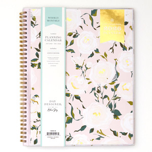 Blue Sky Day Designer 2026 Weekly and Monthly Planner Calendar, January 2026 - December 2026, 8.5" x 11", Clear Pocket Cover, Durable Twin Wire Bindi