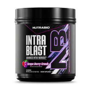 NutraBio Intra Blast Bcaa Powder Amino Acid Supplement, Electrolyte & Hydration Blend, Intra, Pre Workout & Muscle Recovery, 20g Eaa Amino Acids Powd