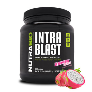 NutraBio Intra Blast Bcaa Powder Amino Acid Supplement, Electrolyte & Hydration Blend, Intra, Pre Workout & Muscle Recovery, 20g Eaa Amino Acids Powd