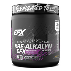 EFX Sports Kre-Alkalyn EFX Powder | pH Correct Creatine Monohydrate Powder Supplement | Strength, Muscle Growth & Performance | 110 Servings (Mango)