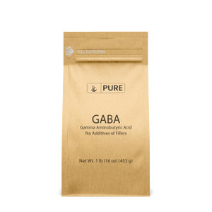 Pure Original Ingredients Gamma Aminobutyric Acid (GABA) Powder (1 lb) Always Pure, No Fillers Or Additives, Lab Verified