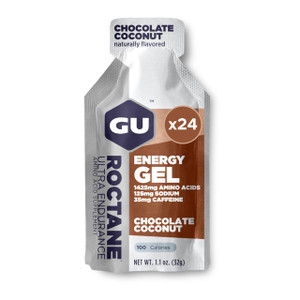GU Energy Roctane Ultra Endurance Energy Gel, Vegan, Gluten-Free, Kosher, and Dairy-Free On-The-Go Sports Nutrition for Running, Biking, Hiking or Sk