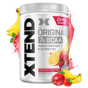 Xtend Original BCAA Powder 7g BCAA and 2.5g L-Glutamine, Sugar Free Post Workout Muscle Recovery Drink with Amino Acids for Men & Women, 30 Servings