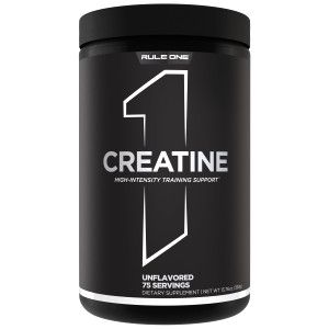 Rule 1 Creatine Powder  Pure Micronized Creatine Monohydrate for High-Intensity Exercise and Lean Body Mass Support, Flavored and Unflavored (75 Ser
