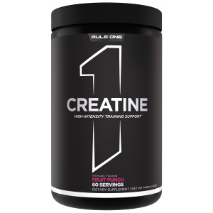 Rule 1 Creatine Powder  Pure Micronized Creatine Monohydrate for High-Intensity Exercise and Lean Body Mass Support, Flavored and Unflavored (60 Ser