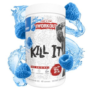 5% Nutrition Rich Piana Kill It Pre Workout Powder w/Creatine, Caffeine, Beta Alanine, Hydroprime Glycerol for Pump, Strength, Endurance | 20/40 Srvg