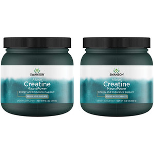 Swanson 100% Pure Creatine Magnapower 10.6 Ounce (300 g) Pwdr (2 Pack)