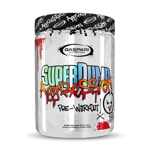 Gaspari Nutrition SuperPump Aggression Pre-Workout: Energy, Focus, Endurance and Recovery, with Creatine and Caffeine (25 Servings, Blood Orange)