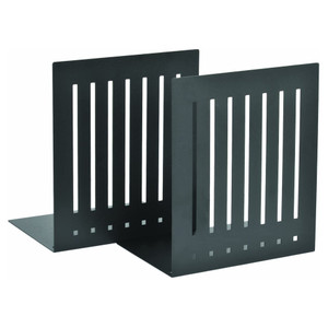 STEELMASTER by BankSupplies 6-Inch Heavy Duty Bookends | Scratch Resistant Finish | Heavy Gauge Material | Non-Slip Padded Base Protection | For Offi
