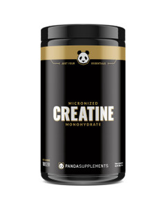 Underground Bio Labs: Panda Supps Micronized Creatine 5000mg | Pre and Post Workout Recovery Drink | Enhanced Muscle Mass, Athletic Performance, and