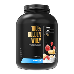 Maxler 100% Golden Whey Protein - 24g of Protein per Serving - Whey Protein Powder for Pre Post Workout - Fast-Absorbing Whey Concentrate, Isolate &