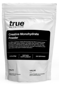 True Nutrition - Creatine Monohydrate Powder - Micronized Creatine Powder - Promotes Lean Muscle Growth, Muscular Strength, and Workout Intensity - P