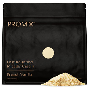 ProMix Nutrition Casein Protein Powder - Grass Fed, Pasture Raised, Slow Release Micellar Casein - Gluten-Free - Vanilla, 2.5 Pound (Pack of 1)