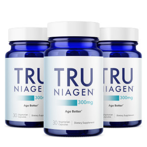 TRU NIAGEN Patented NAD Supplement for Brain Function, Anti Aging & Cell Regeneration, 300mg Niagen, 30 Servings | Supports Cellular Energy, Muscle |