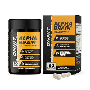ONNIT Alpha Brain Nootropic Brain Supplement for Men and Women, IGEN Non-GMO Tested, Memory, Mental Clarity, Cognitive Support and Focus Capsules wit