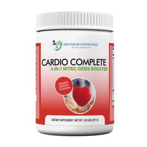 Cardio Complete - Heart Health Support Powder Supplement - 3-in-1 Nitric Oxide Booster with 5,000 L-Arginine, 1,000mg L-Citrulline, and Hawthorn Berr