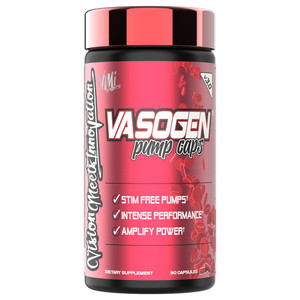 VMI Sports | Vasogen Ultra Nitric Oxide Booster | Stim Free Pre Workout for Strength, Endurance & Muscle Building | Vasodilator and Nitric Oxide Supp