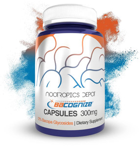 BaCognize Bacopa Monnieri Capsules | 300mg | 240 Count | Ayurvedic Herb | Nootropic Brain Booster | Supports Stress Management | Improves Memory, Cog