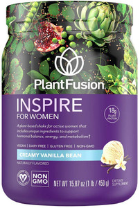 PlantFusion Inspire Plant Protein Powder for Women - Low Carb Protein Powder for Lean Muscle Support - Keto, Gluten Free, Soy Free, Non-Dairy, No Sug
