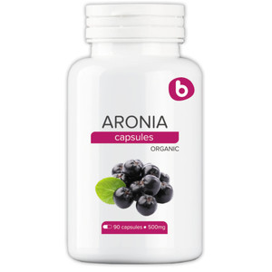Organic Aronia Berry Capsules  Black Chokeberry Supplement with Natural Anthocyanins & Polyphenols  Supports Immune System  from Aronia Berries Po