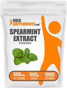 BulkSupplements.com Spearmint Extract Powder - Food-Grade Spearmint Powder, Herbal Supplement - Vegan & Gluten Free, 500mg per Serving, 250g (8.8 oz)