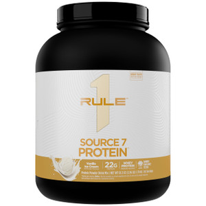 Rule 1 Source 7 Protein  Decadent Flavor, Velvety Smooth Texture, 22g Anytime Protein, and 10g Naturally Occurring EAAs Per Serving from 7 Premium S