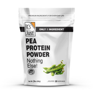 It's Just! - 100% Pea Protein, Vegan Plant Based, GLP-1 Friendly, Grown in Canada, Premium Quality, Smooth Texture, Non-GMO, Gluten Free, Keto Friend