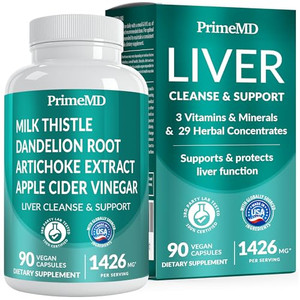 32-in-1 Liver Support with Milk Thistle Supplement  Liver Detox with Silymarin, Artichoke Extract & Beetroot Powder  Comprehensive Wellness Formula