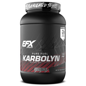 EFX Sports Karbolyn Fuel | Pre, Intra, Post Workout Carbohydrate Supplement Powder | Carb Load, Energize, Improve & Recover Faster | Easy to Mix | Ch