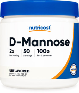Nutricost D-Mannose Powder 100 Grams (50 Servings) - Non-GMO and Gluten Free