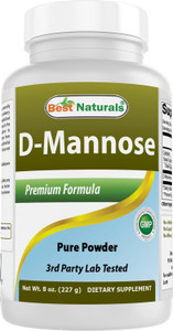 Best Naturals D-Mannose Pure Powder - Urinary Tract Cleanse Supplement - 8 OZ
