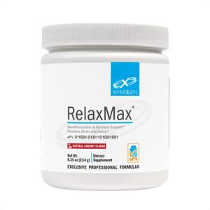 XYMOGEN RelaxMax Drink Mix - Promotes Relaxation, Stress Resiliency + Hormone Support - Magnesium Powder with Myo-Inositol, GABA, L-Theanine - Cherry