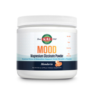 KAL Mood Magnesium Powder with L-Theanine - Mandarin Flavor Magnesium Supplement - Relaxation Support, High Absorption, No Added Sugar, Vegan, Gluten