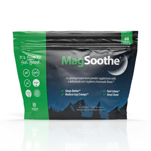 Jigsaw Health MagSoothe | Fast-Acting, Calming Magnesium Glycinate Powder Supplement | Raspberry Lemonade Flavor | 60 Servings (Packets)
