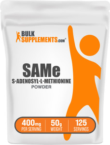 BulkSupplements.com Same Powder - S-Adenosyl-L-Methionine, SAM-e Supplement - for Joint Health, Gluten Free - SAM-e 400mg per Serving, 50g (1.8 oz) (